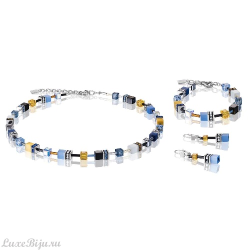 Браслет Coeur de Lion Blue Yellow 2838/30-0701 фото 2