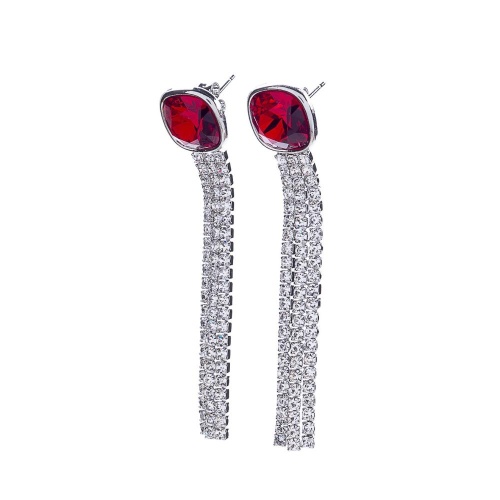 Серьги Moon Paris, Ringo, с кристаллами, MR-22.03-069 красный
