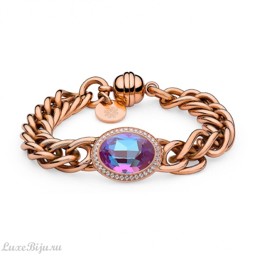 Браслет Qudo Tivola Burgundy delite 137417 R/RG