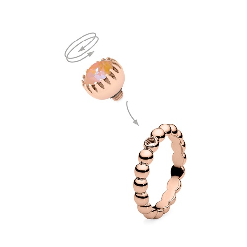 Шарм Qudo London peach delight 617203 R/RG фото 4