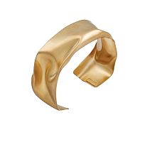 Браслет Katerina Vassou, Gadise, кафф в стиле авангард, KV23-307111G золотистый