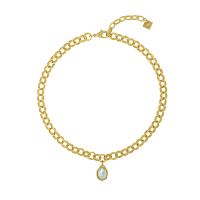 Колье VIDDA, Cibeles, с кристаллом Swarovski, VD24.2-01981 мятный