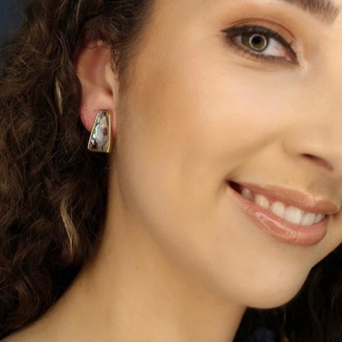 Серьги Possebon Abalone, A9044.14 G фото 2