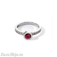  Кольцо Coeur de Lion Red-Silver 16.5 мм, 0228/40-0317 52