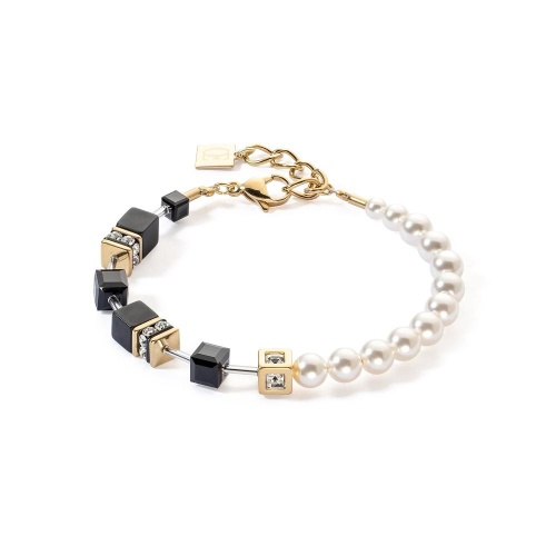Браслет Coeur de Lion Black-Gold, 5086/30-1316
