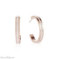 Серьги Coeur de Lion Crystal-Rosegold, 0149/21-1822