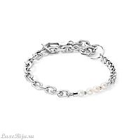 Браслет Coeur de Lion White-Silver, 1120/30-1417