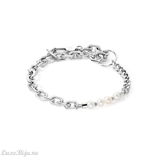 Браслет Coeur de Lion White-Silver, 1120/30-1417