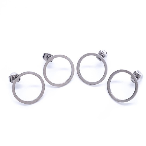 Серьги Moon Paris, Ikita, 4шт., в форме кольца, MIK-22.03-024 серебристый