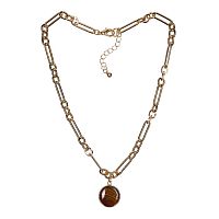 Колье Fiore Luna COFFE AGATE, LN5148 BR/G