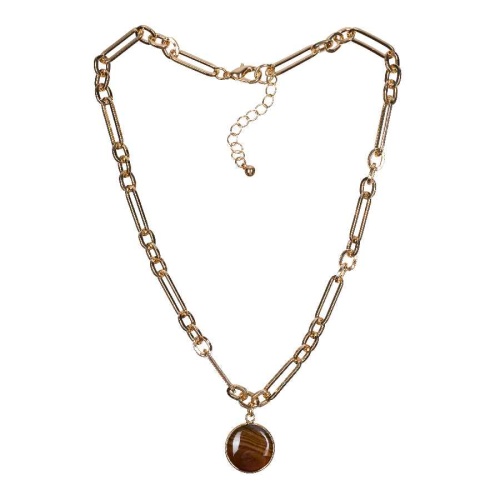 Колье Fiore Luna COFFE AGATE, LN5148 BR/G