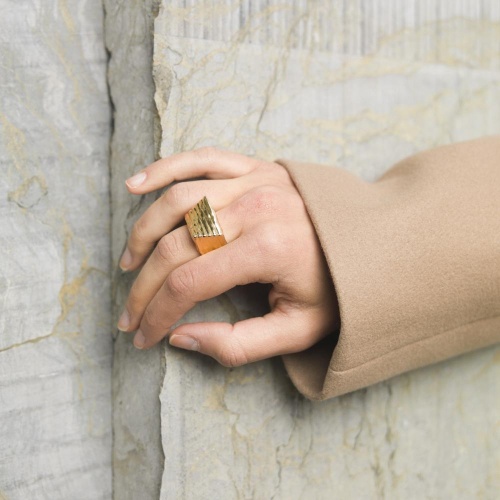 Кольцо VIDDA, Liberty, металл, VD25.2-01123 золотистый, 17 фото 2