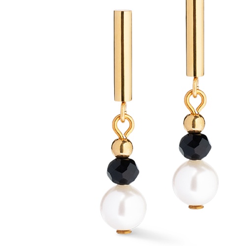 Серьги Coeur de Lion Black-White, 4313/21-1314 фото 2