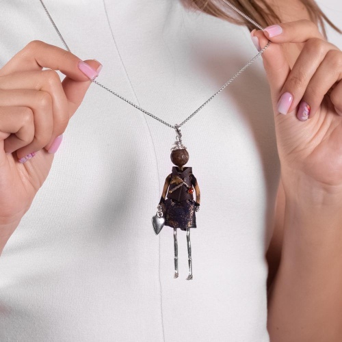 Подвеска Miamelie, кукла Мелани, MiA-2604-CL7662 серебристый фото 4