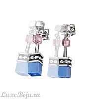 Серьги Coeur de Lion Blue-Rose, 2839/21-0719