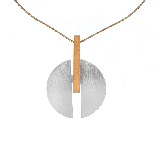 Колье Dansk Copenhagen, Vanity, с геометрической подвеской, DNSK26.1-9C2401021 золотистый фото 2