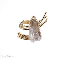 Кольцо Katerina Vassou, Stormi, разъемное, с кварцем, KV26.1-307596GWHITE золотистый