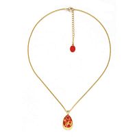 Колье Nature Bijoux, Piccadilly, с пальмовым орехом в смоле и перламутром, NB23.2-15-42912 красный