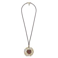 Колье Nature Bijoux, Corallium, с перламутром, NB26.2-15-43920 коричневый