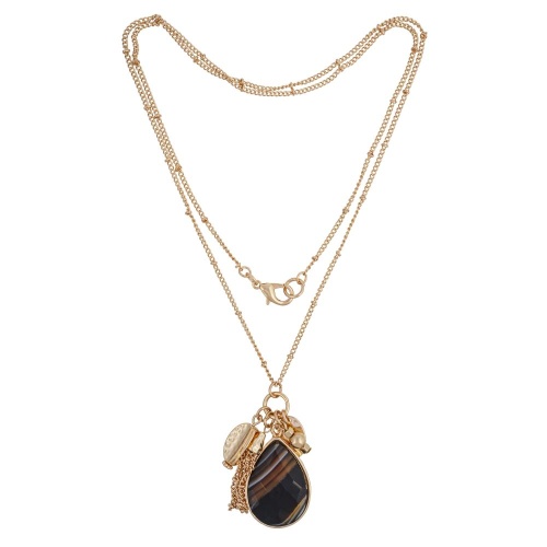 Колье Fiore Luna COFFE, LN5124 BR/RG