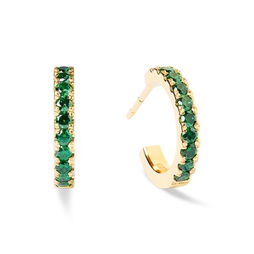 Серьги Coeur de Lion Green-Gold, 0146/23-0516