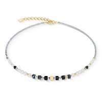 Колье Coeur de Lion Black-White, 4314/10-1314