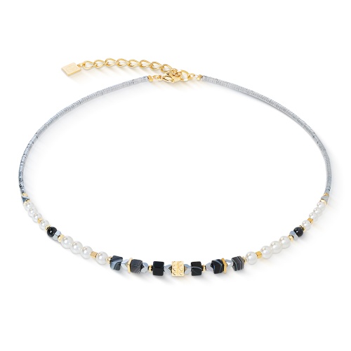 Колье Coeur de Lion Black-White, 4314/10-1314