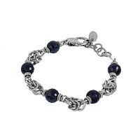 Браслет Lanzerotti, Pianoforte, Королевский Бисмарк, оникс, LZ-25.12-386 черный