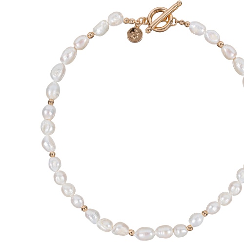 Колье Fiore Luna String of Pearls Сarabiner, BL4508 G фото 3