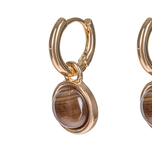 Серьги Fiore Luna COFFE AGATE, LE1112 BR/G фото 3