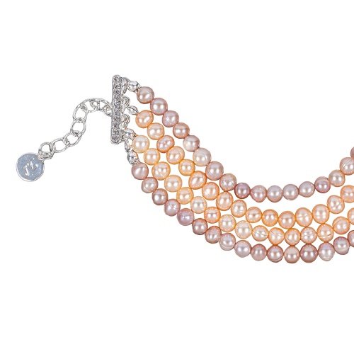 Браслет Fiore Luna Pearle Quadro Сarabiner, CL4540 BR/S фото 3