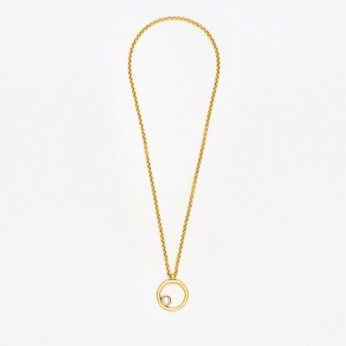 Колье Tucco, Armonia, с жемчугом, TC-TMC158 золотистый фото 2