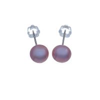 Пуссеты Moon Paris, с жемчугом, Mo-Y24.11-066 розовый