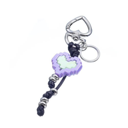 Брелок Moon Paris, Ringo, с перламутровым сердцем, MR-24.06-052 сиреневый