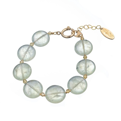 Браслет Lanzerotti, Ispirazione, пренит, шпинель, LZ-24.10-454 мятный