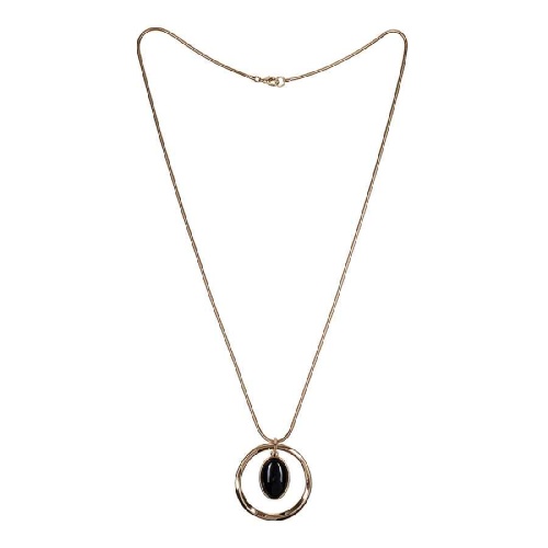 Колье Fiore Luna BLACK QUARTZ, LN5135 BW/G