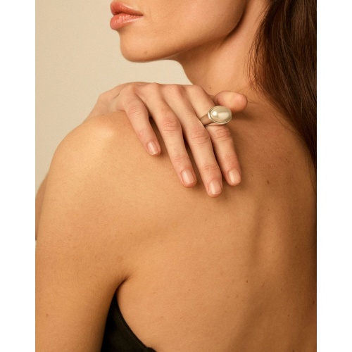 Кольцо VIDDA, Mainson, с жемчугом, VD26.1-02350 серебристый, 18 фото 2