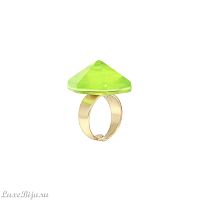 Кольцо Nature Bijoux, Combava, разъемное, с ракушкой Capiz в смоле, NB26.1-19-25900 зеленый