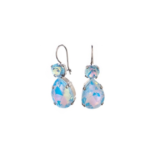 Серьги Catherine Bijoux, Aurora crystal, с кристаллами, CB26.1-5685FS голубой