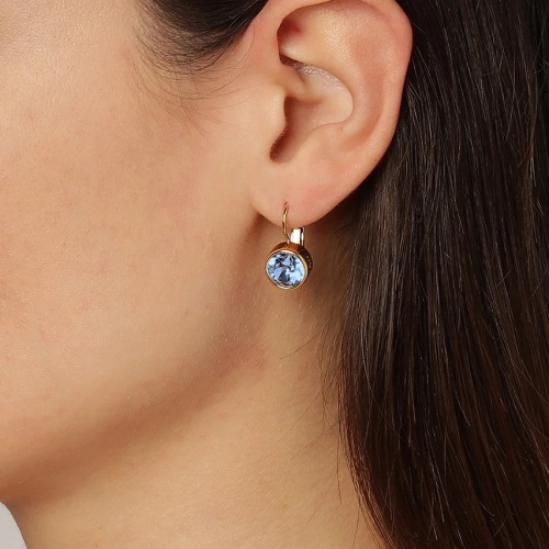 Серьги Dyrberg Kern LOUISE SG LIGHT SAPPHIRE, 440162 фото 2