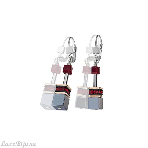 Серьги Coeur de Lion Red 4015/20-0300