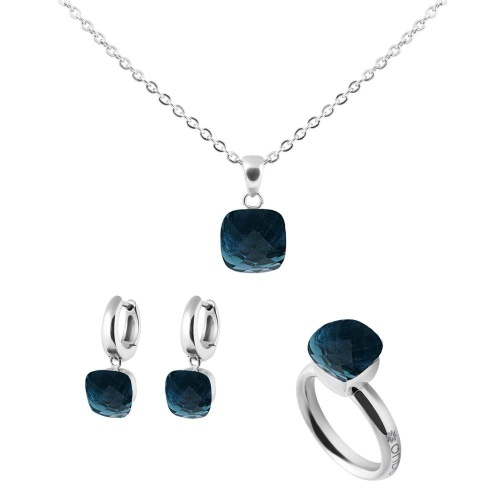 Колье Qudo Firenze london blue 400024.1 BL/S фото 6