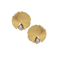 Серьги Katerina Vassou, Ascella, с друзой агата, KV26.1-307542GWHITE белый