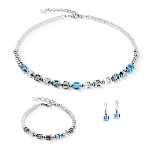 Серьги Coeur de Lion Blue-Silver, 2100/21-0717 фото 3