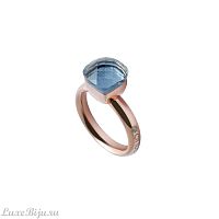 Кольцо Qudo Firenze hellblau 19 мм 611236 BL/RG