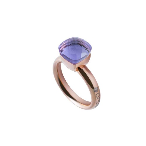 Кольцо Qudo Firenze medium orchid 16.5 мм 611983 R/RG