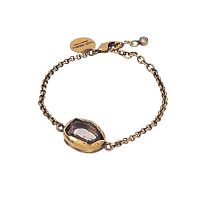 Браслет Thot Gioielli, с рейнстоуном, TG25.1-BR110 серый