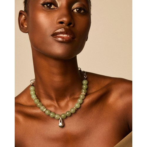 Колье VIDDA, Hera, с халцедоном и кожей, VD25.1-02234202 голубой фото 2