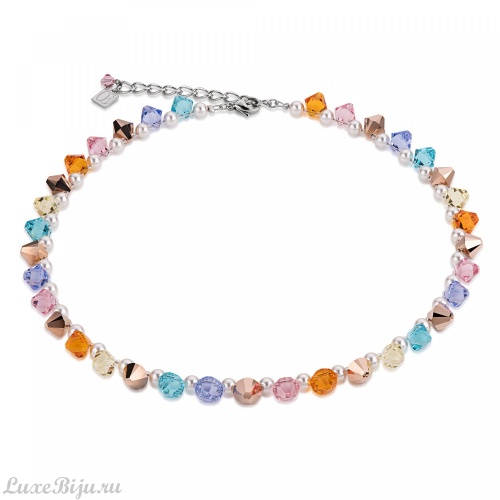 Колье Coeur de Lion Multicolour Pastel 4873/10-1522