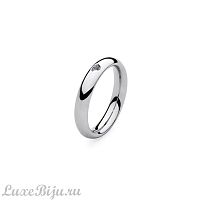 Кольцо - база Qudo Basic small silver 17.8 мм 627043 S
